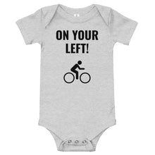 Load image into Gallery viewer, Cyclist on your left! Baby short sleeve one piece