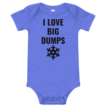 Load image into Gallery viewer, I Love Big Dumps Baby short sleeve one piece