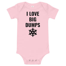 Load image into Gallery viewer, I Love Big Dumps Baby short sleeve one piece