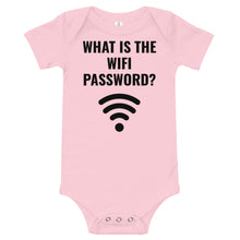 Load image into Gallery viewer, What is the Wifi Passcode?  Baby short sleeve one piece