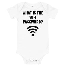 Load image into Gallery viewer, What is the Wifi Passcode?  Baby short sleeve one piece