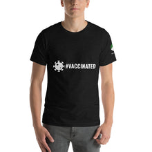 Load image into Gallery viewer, #Vaccinated Short-Sleeve Unisex T-Shirt