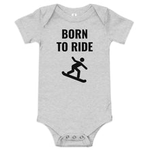 Load image into Gallery viewer, Born to Ride Baby short sleeve one piece
