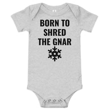 Load image into Gallery viewer, Shred the Gnar Baby short sleeve one piece
