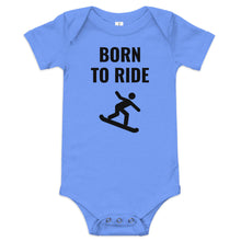 Load image into Gallery viewer, Born to Ride Baby short sleeve one piece
