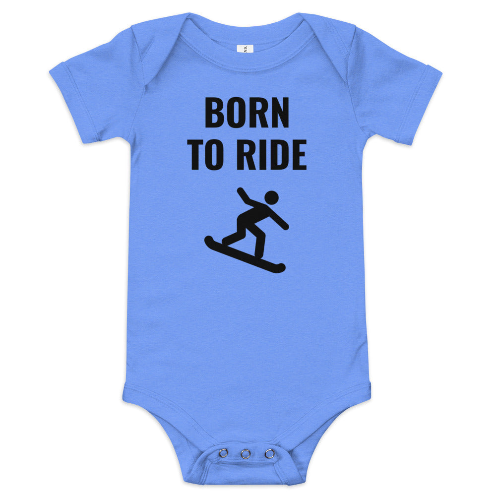 Born to Ride Baby short sleeve one piece