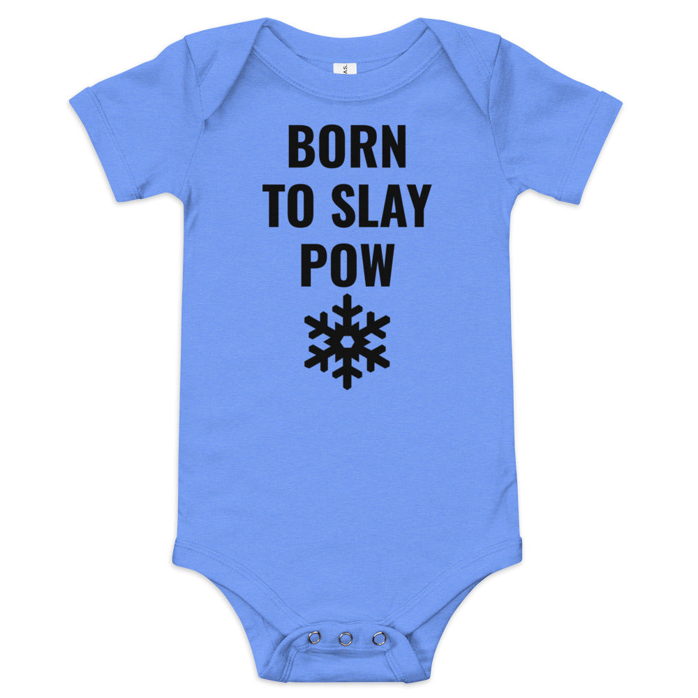 Born to Slay Pow Baby short sleeve one piece