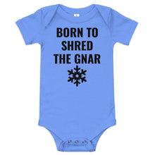 Load image into Gallery viewer, Shred the Gnar Baby short sleeve one piece
