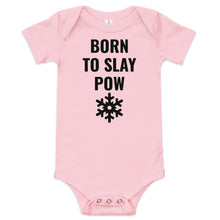 Load image into Gallery viewer, Born to Slay Pow Baby short sleeve one piece
