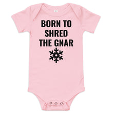 Load image into Gallery viewer, Shred the Gnar Baby short sleeve one piece
