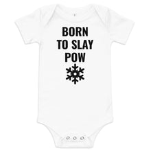 Load image into Gallery viewer, Born to Slay Pow Baby short sleeve one piece
