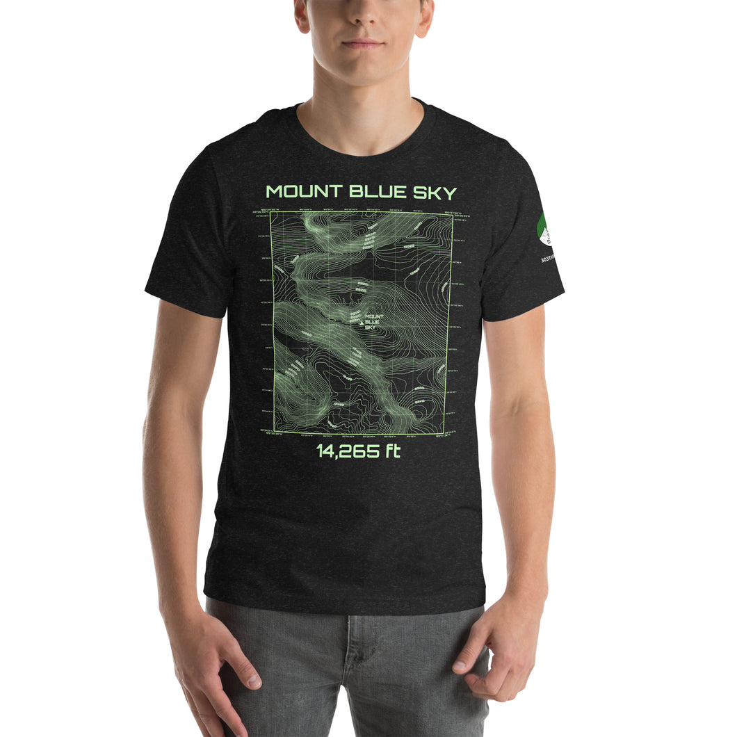 Mount Blue Sky Unisex t-shirt