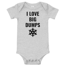 Load image into Gallery viewer, I Love Big Dumps Baby short sleeve one piece
