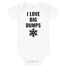 Load image into Gallery viewer, I Love Big Dumps Baby short sleeve one piece
