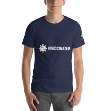 Load image into Gallery viewer, #Vaccinated Short-Sleeve Unisex T-Shirt
